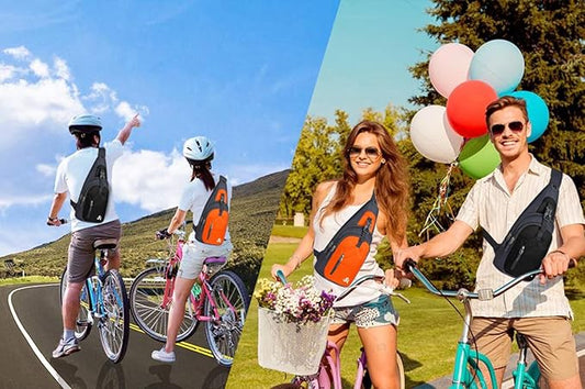 Y&R Direct 14 Colors Lightweight Sling Backpack Sling Bag Travel Hiking Small Backpack for Women Men Gifts