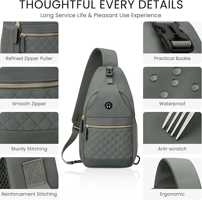 Small Crossbody Purses Bags for Women Men Travel, Chest Sling Bag Women Casual Cross Body Bag for Woman Sling Backpack