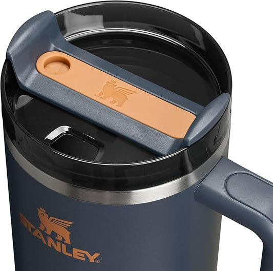 Stanley Quencher H2.0 Tumbler with Handle and Straw 40 oz | Flowstate 3-Position Lid | Cup Holder Compatible for Travel | Insulated Stainless Steel Cup | BPA-Free | Twilight