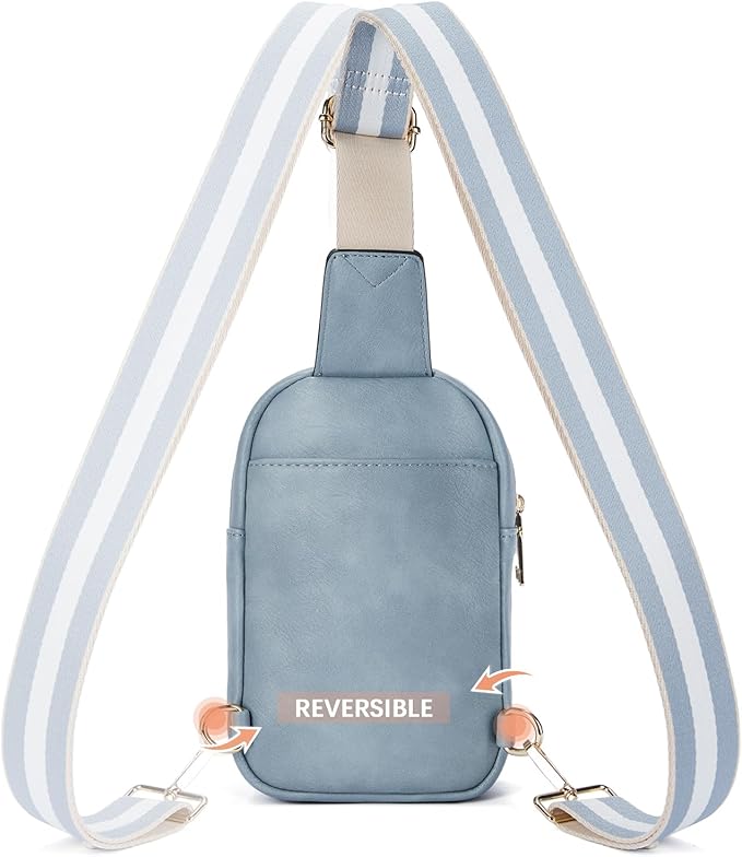 BOSTANTEN Small Sling Bag Crossbody Bags for Women Trendy Crossbody Purse Leather Chest Bag