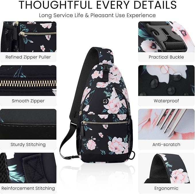 Small Crossbody Purses Bags for Women Men Travel, Chest Sling Bag Women Casual Cross Body Bag for Woman Sling Backpack