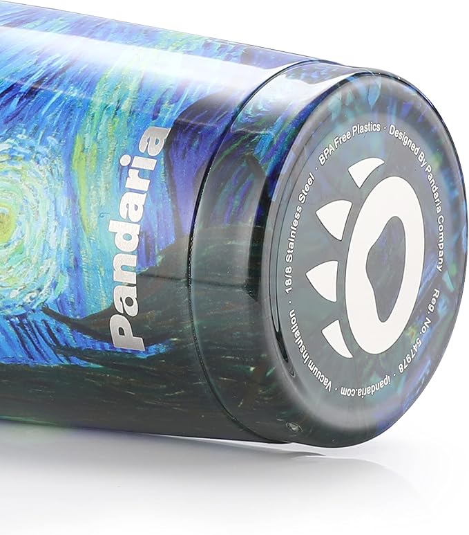 20 oz Stainless Steel Vacuum Insulated Tumbler with Lid - Double Wall Travel Mug Water Coffee Cup for Ice Drink & Hot Beverage, Starry Night…