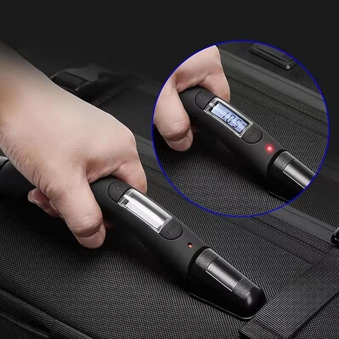 55L Travel Backpack with Built-in Vacuum Seal Backpacks Exapandable Waterproof Air Compression with electronic scale TSA Lock Carry-On Suitcase Luggage Laptop Bag Black