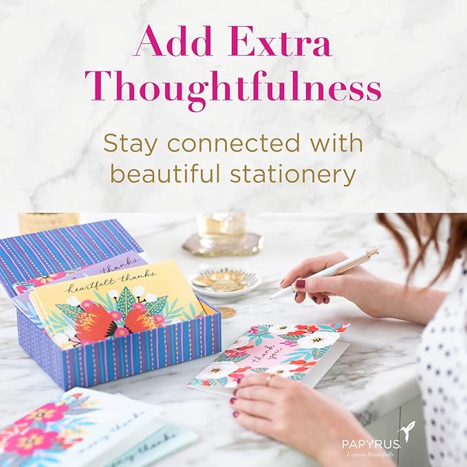 Papyrus Blank Cards with Envelopes, Bold Succulent (14-Count)