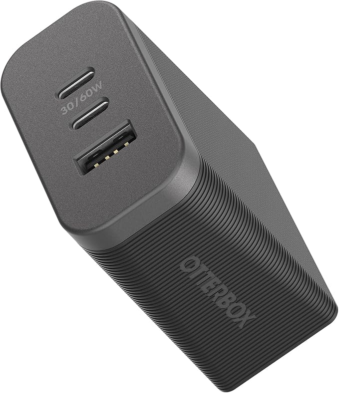 OtterBox Premium Pro Fast Charge USB-C Wall Charger, 72W - Nightshade (Black)