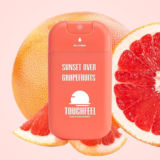 Power Mist Hand Sanitizer Spray, Scented Hydrating Hand Sanitizers Travel Size Refillable, Pocket Portable 3-Pack (Forest Chime, Tides and Lilies, Sunset over Grapefruits) 0.93Fl Oz Each