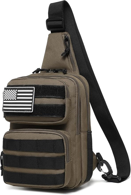 Wotony Tactical Crossbody Bag for Men - Durable Sling Bag with Cross Body Design EDC Shoulder bag