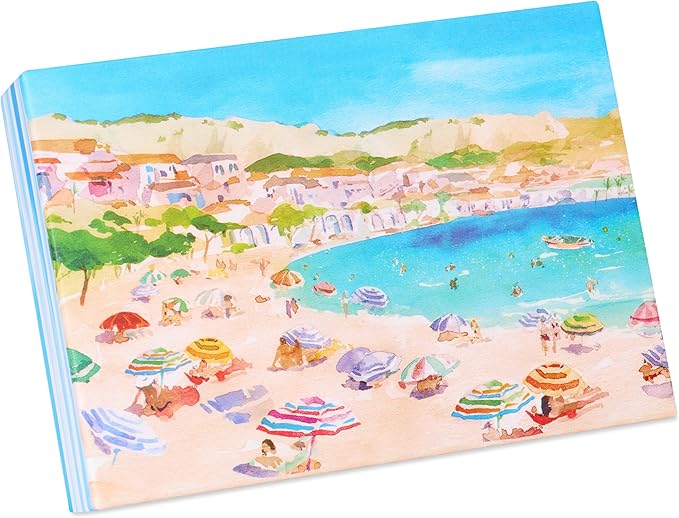 Papyrus 14-Count Blank Cards with Envelopes (Beach)