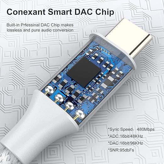 MOSWAG USB Type C to 3.5mm Headphone Jack Adapter, Audio Adapter USB C to Aux Dongle Cable Cord for Samsung Galaxy S23 S22 S21 S20 Ultra S20+ Note 20 10 S10 S9 Plus,Pixel 7 6 5 4 and More