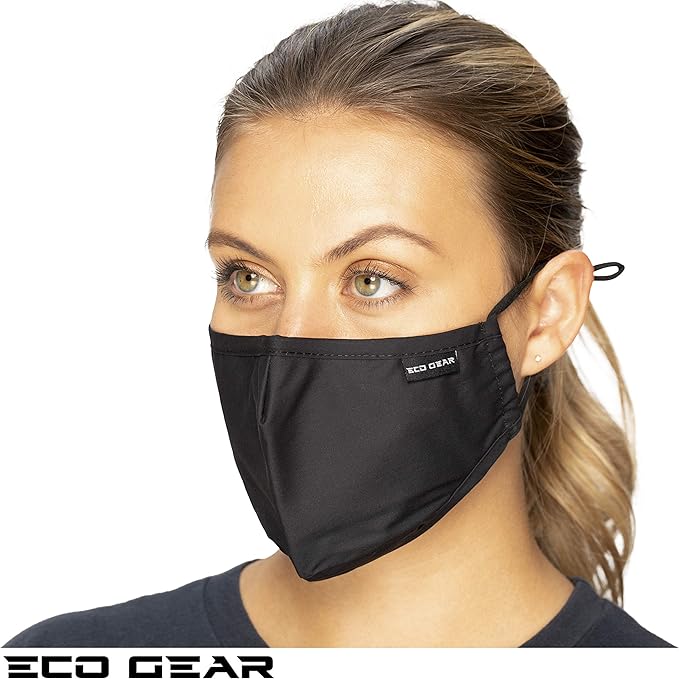 Anti Pollution Face Mask Particulate Respirator| Mask for Dust, Exhaust Gas, Smoke, Smog, Pollen and Fumes | Unisex Military Grade Washable Mouth Mask