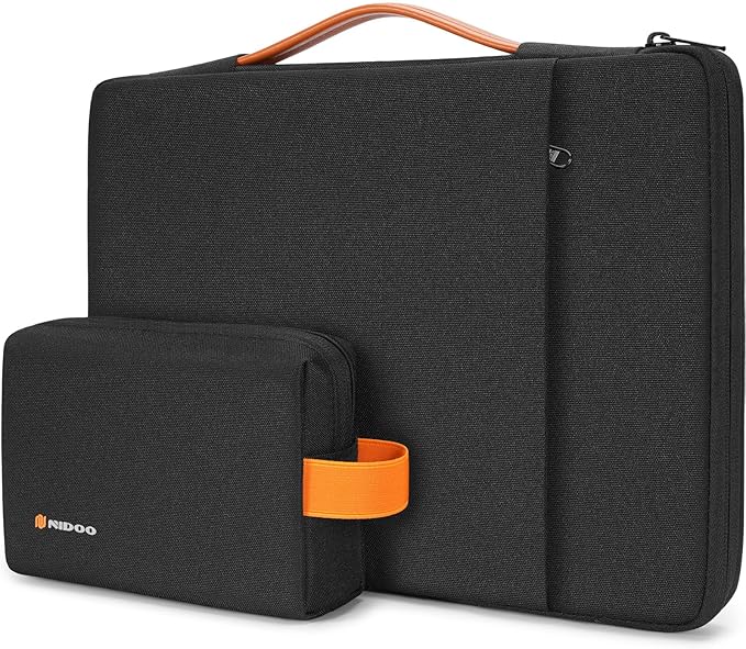 NIDOO 14 inch Laptop Sleeve 15 inch Carrying Case Computer Bag for 15" MacBook Air M2 / Surface Laptop 5 4/15.6" Dell XPS 15/14" Latitude 7440 / Lenovo ThinkPad X1 Yoga Gen 7 8 /Thinkpad T480 T470