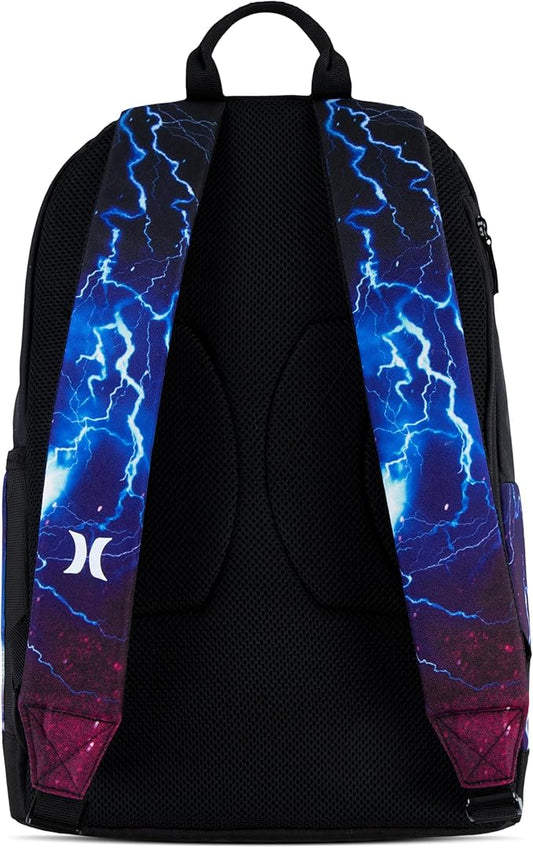 Hurley Men's Graphic Backpack, Lightening, One Size