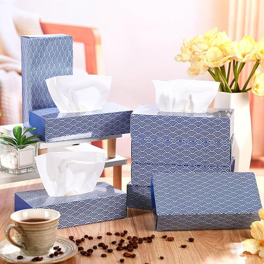 Yinder 12 Packs Facial Tissue Box 1560 Sheets Soft Facial Tissue Box for Fall Halloween Christmas 2 Ply 130 Sheets Disposable Travel Tissues Bulk for Car Household Kitchen(Clouds)