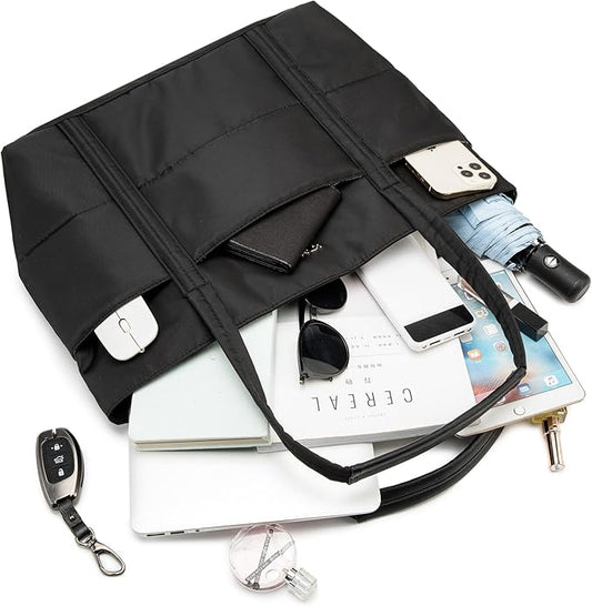 Kinmac Women's Laptop Tote Bag Top Handle Handbag Work Bag for Laptop Computer Up to 15.6 inch