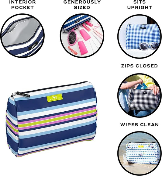 SCOUT Packin' Heat Toiletry Bag - Makeup, Toiletry & Cosmetic Bag, Fits Full Size Items, Inside Pocket, Water-Resistant, Zips Closed