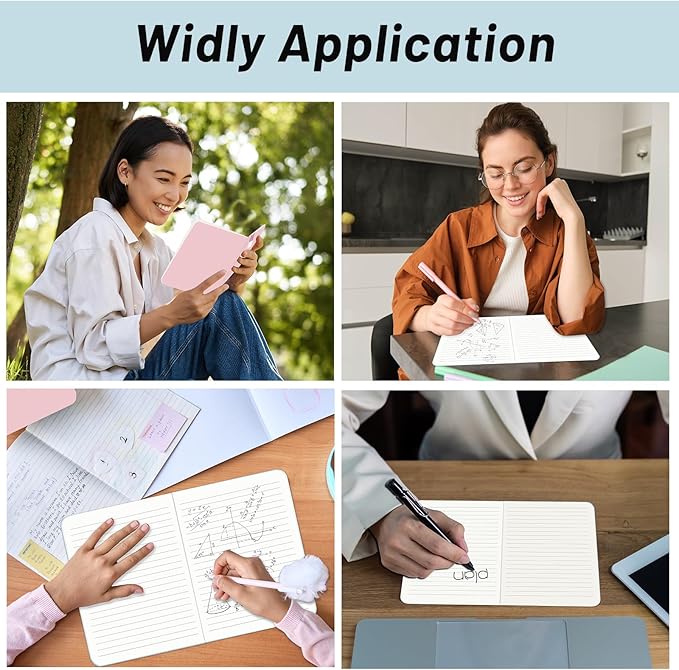 32 Pack A5 Colorful Notebooks Bulk, 8x5.5 Inches Lined Paper Travel Journaling Notebooks with 4 Colors, Composition Notebook for School Office Supplies, 38 Sheets 76 Pages