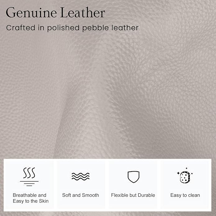 befen Genuine Leather Small Sling Bag for Women Anti-Theft Crossbody Chest Bags Fanny Packs for Travel with RFID Card Slots