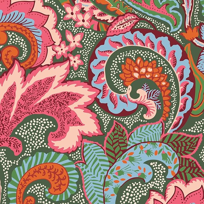 Vera Bradley Women's Featherweight Lorman Sling Backpack, Leaf Me Not Paisley, One Size