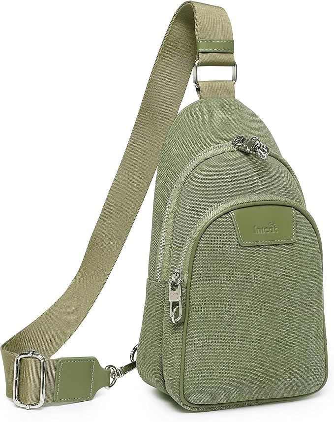 Haytijoe Crossbody Bags for Women Leather Sling Bag Anti-theft Cross Body Bag Travel Sling Purse Chest Bags Fanny Packs