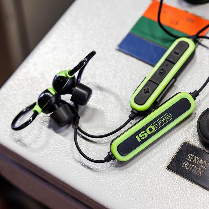 ISOtunes PRO Aware 2.0: Bluetooth Hearing Protection Earbuds with Audio Passthrough for Situational Awareness, IP67 Water and Dust Proof, 26 dB NRR Rating, 15 Hour Battery, High Fidelity Audio