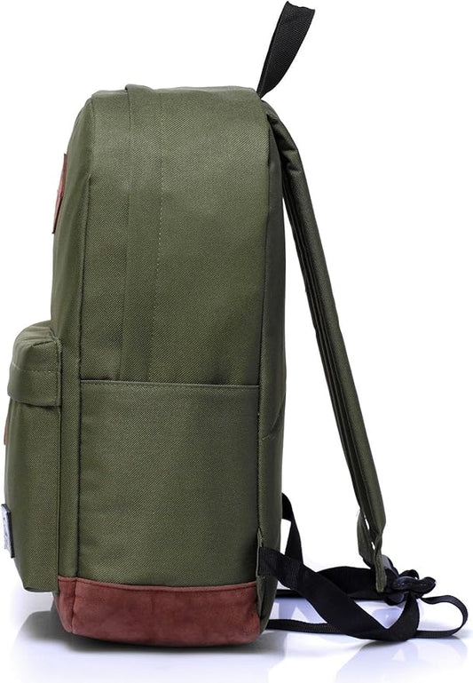 Backpack for Men Women,VASCHY Classic Water-resistant Lightweight Travel School Backpack Casual Daypack