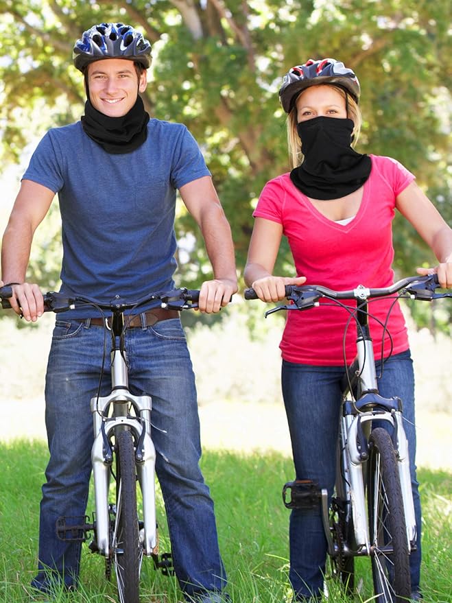 Geyoga Winter Face Mask for Men UV Protection Mask Sunscreen Breathable Windproof Neck Gaiters Scarf Fishing Cycling Running