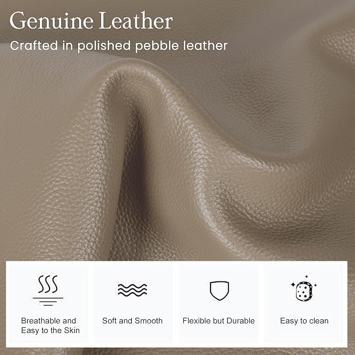 befen Genuine Leather Small Sling Bag for Women Anti-Theft Crossbody Chest Bags Fanny Packs for Travel with RFID Card Slots