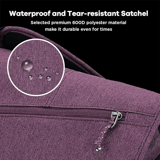 OIWAS Messenger Bag for Women, 15.6 Inch Laptop Crossbody Bags Men Casual Satchel Shoulder Bag College Travel Office Briefcase