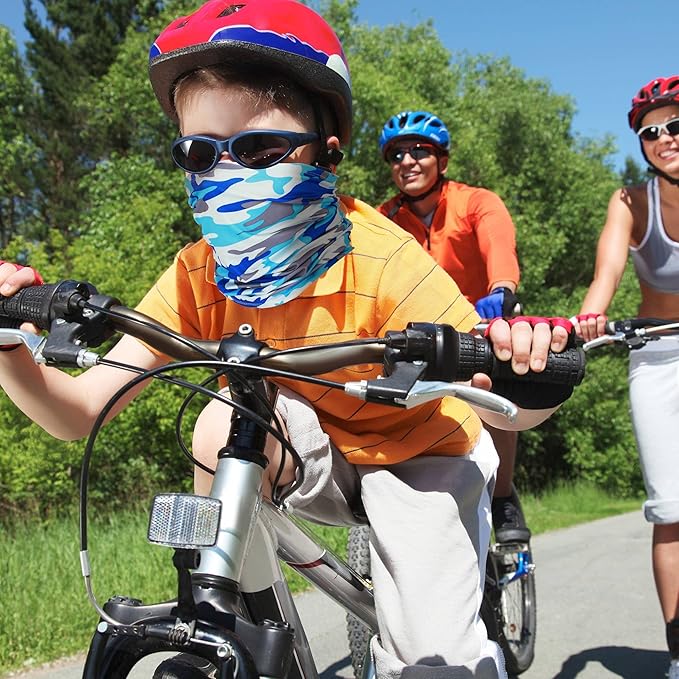 Geyoga Winter Face Mask for Men UV Protection Mask Sunscreen Breathable Windproof Neck Gaiters Scarf Fishing Cycling Running