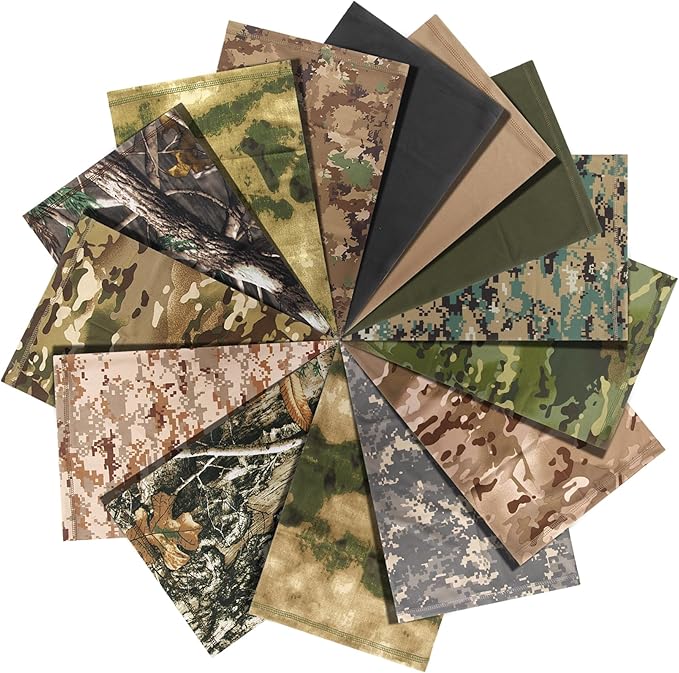 Neck Gaiter Face Mask, Sun Cooling Dust Camouflage Face Shield, Reusable Washable Bandana