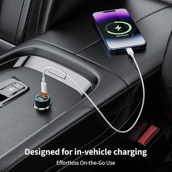 Apple USB-C Female to USB Male Converter 5 Pack - Power Charger Adapter for Apple Watch Series/SE/Ultra 2 iPhone 16/15 Plus Pro Max AirPods Pro (Orange)