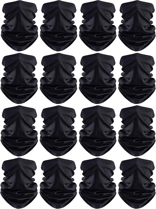 Geyoga Winter Face Mask for Men UV Protection Mask Sunscreen Breathable Windproof Neck Gaiters Scarf Fishing Cycling Running