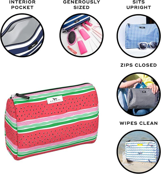 SCOUT Packin' Heat Toiletry Bag - Makeup, Toiletry & Cosmetic Bag, Fits Full Size Items, Inside Pocket, Water-Resistant, Zips Closed