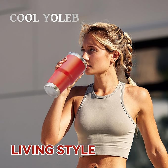 30 oz Tumbler with Lid Stainless Steel Tumblers Bulk Vacuum Insulated Cup Reusable Powder Coated Travel Mug Double Wall Leak Proof Cups Keep Cold Drinks for 12 Hours Wine Red, Set of 12