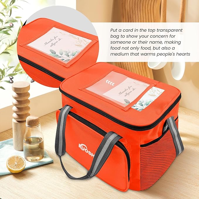 Insulated Lunch Bag for Men & Women-25L Leakproof Cooler Bag with Adjustable Strap, Large Reusable Lunch Box for Office, Beach, Picnic & Travel