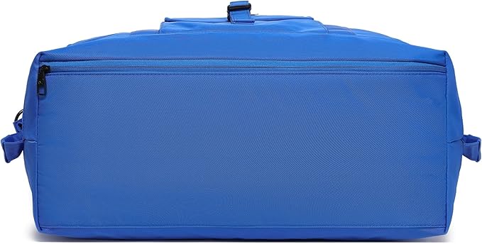 SUNNY BIRD Duffel with Utility Pouch, 40L Weekender Overnight Bag with Shoe Compartment for Travel and Sports (Blue)