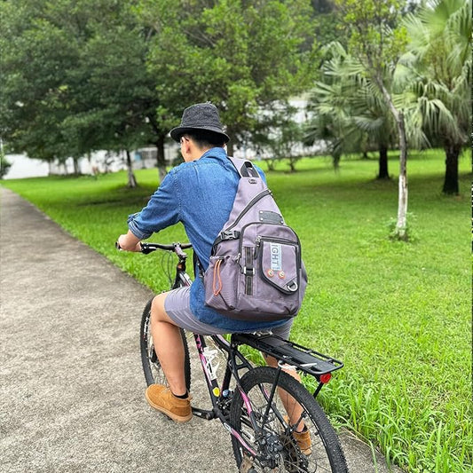 Large Sling Backpack, Sling Chest Bag Shoulder Crossbody Daypacks Fits 14.1-Inch Laptop for Travel Outdoor Men Women