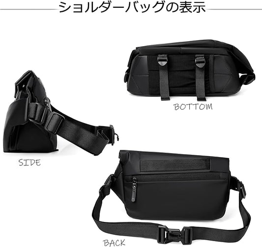 FSD.WG Cross-body bag Shoulder bag Sling Backpack and Crossbody Bags for Men fit 12" iPad Casual Daypack