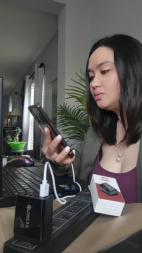 Ulti Charger 4 Ports with Quick Charger Boltz Pro Lightning Fast Charger Fast Charging Block for Smart Phones, Tablets, Devices with Multiple Ports | Wall Charge for Travel & Home