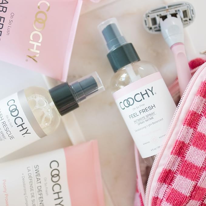 Coochy Intimate Feminine Spray for All Day Fresh Scent & Odor Protection | Made from Natural Deodorizing & Essential Oils | Maintains Vaginal pH Balance, No Gluten, No Paraben (4floz/118mL)