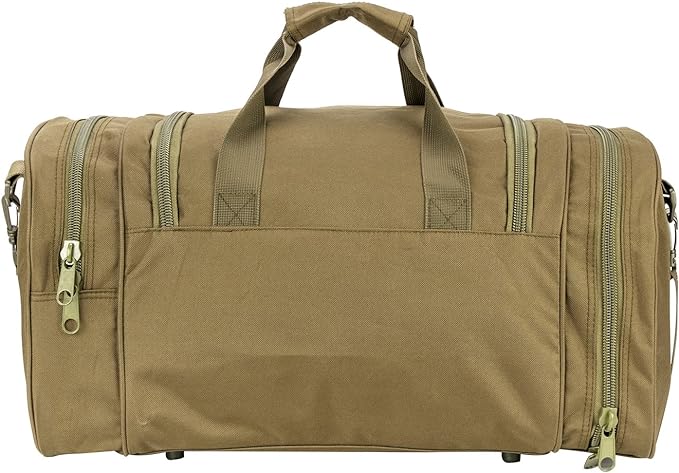 Gym Duffel Bag for Men Sports Duffel Bag with Shoe Compartment (GREEN-Model A)