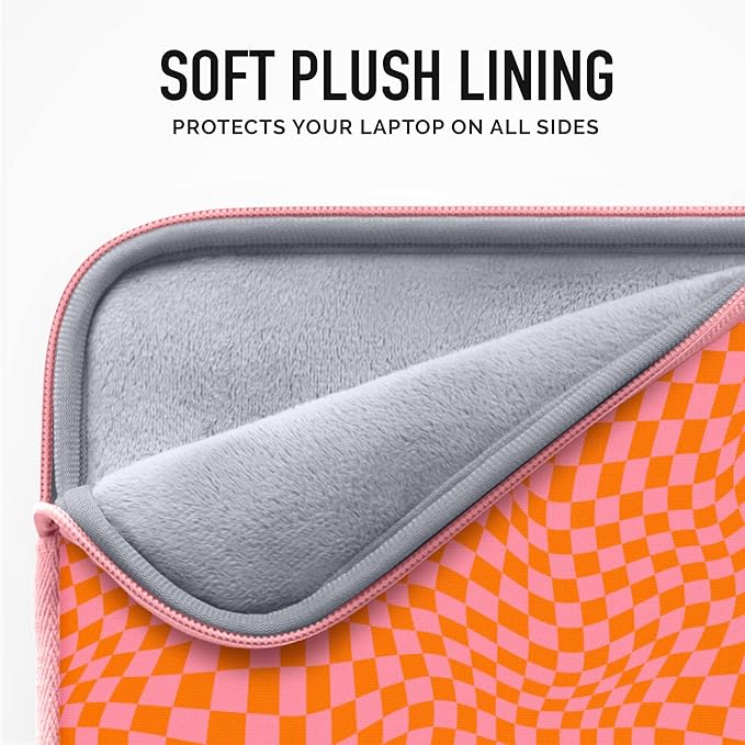 Vandel MacBook Air 13 inch Laptop Sleeve, Fits 13-13.3 inch Laptops: Neoprene MacBook Pro & Air Case, Chromebook, HP Soft Cover | Thin Computer Carrying Bag, Pink Mac (M1 & M2) Pouch