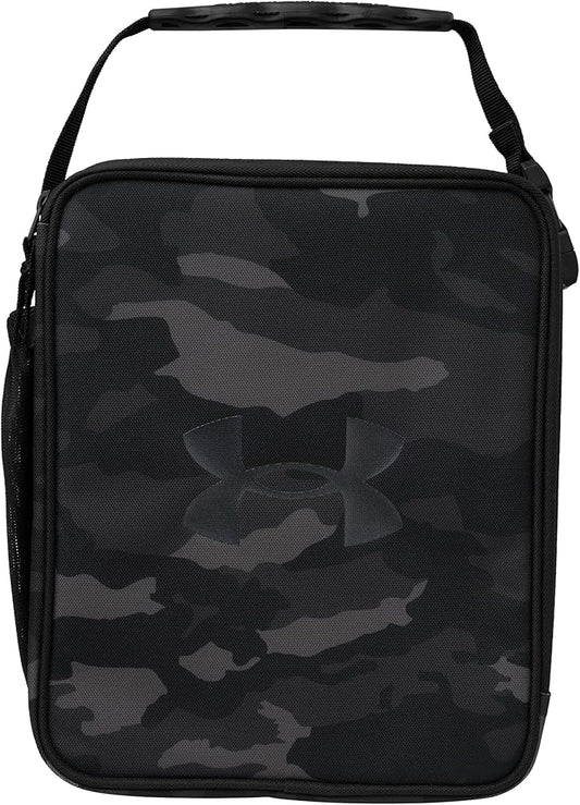 UA Scrimmage 3 Lunchbox Black Woodland Camo OSFA