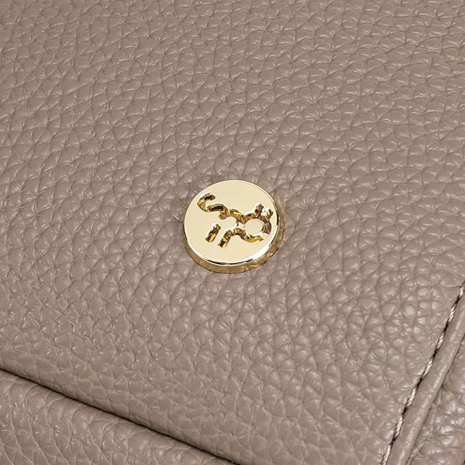 INICAT RFID Blocking Sling Bag Leather Crossbody Bags for Women Fanny Pack Cross Body for Woman Chest Bag for Travel 1.9L