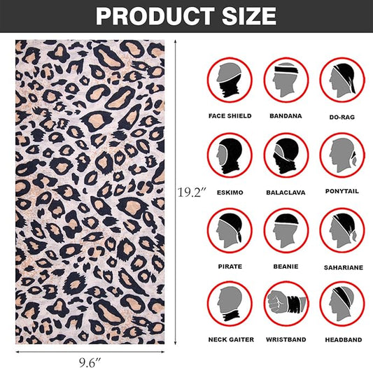 Neck Gaiter Sun Protection Face Mask for Men Women Breathable Head Wrap Headwear Balaclava Bandana