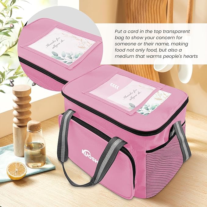 Insulated Lunch Bag for Men & Women-25L Leakproof Cooler Bag with Adjustable Strap, Large Reusable Lunch Box for Office, Beach, Picnic & Travel