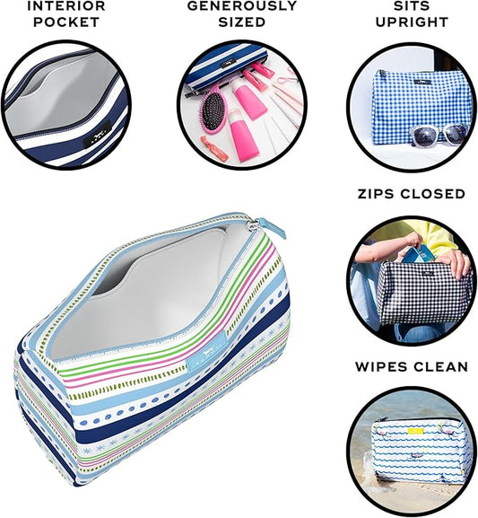 SCOUT Packin' Heat Toiletry Bag - Makeup, Toiletry & Cosmetic Bag, Fits Full Size Items, Inside Pocket, Water-Resistant, Zips Closed
