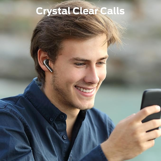 Monster N-Lite 208 Wireless Earbuds, Bluetooth Earbuds Touch Control, Bluetooth Headphones with 30H Playtime, Wireless Headphones Type-C Fast Charging, Clear Call, Comfortable Fit for Running