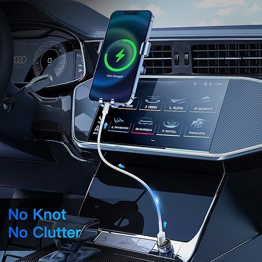 1ft iPhone Charging Cable Short, 3 Pack USB A to Lightning Cord Fast Charging Compatible with Apple iPhone 14 13 12 11 Pro Max Xs X 8 7 Plus SE, iPad Air/Mini, 12 inch Lightning Cable