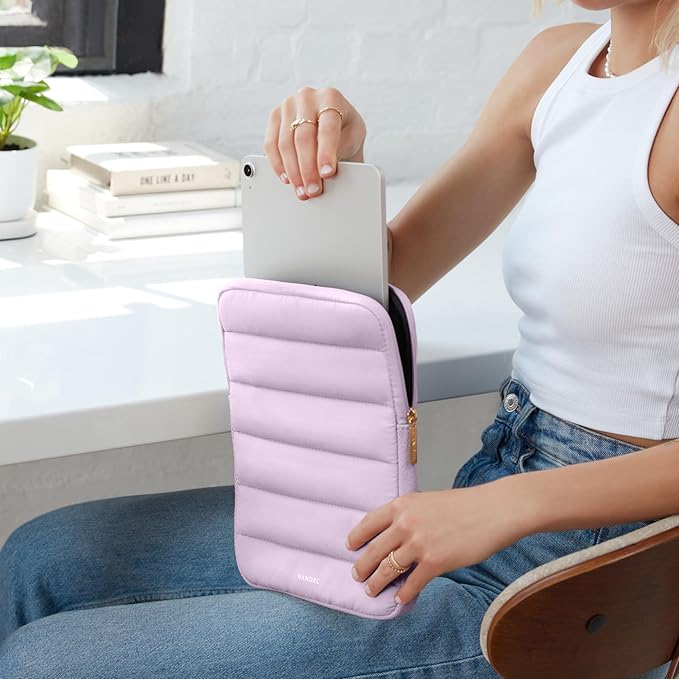 Vandel - The Original Puffy iPad Sleeve 9-11 Inch Tablet Sleeve, Purple i Pad Case for Women and Men, Cute iPad Air Pouch, 9 10 Inch, 11 Inch Bag